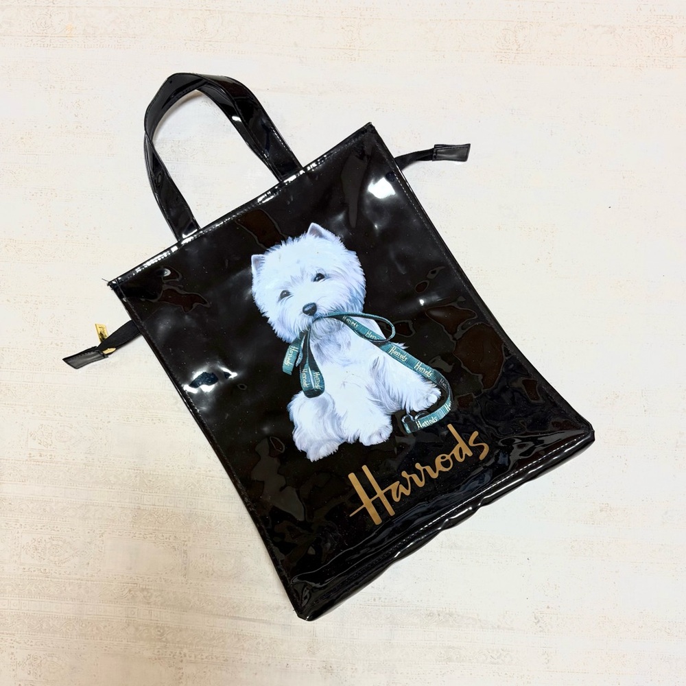 Harrods dog print Tote Bag